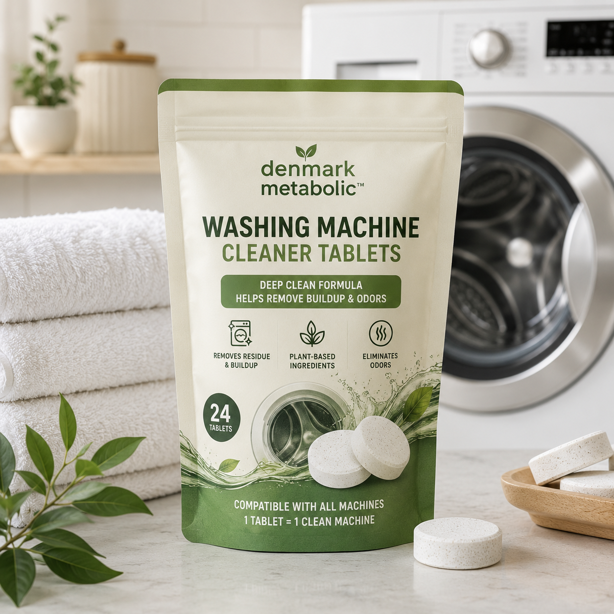 denmarkmetabolic™ Washing Machine Cleaner Tablets