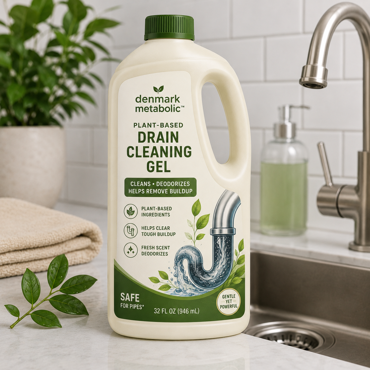 denmarkmetabolic™ Plant-Based Drain Cleaning Gel
